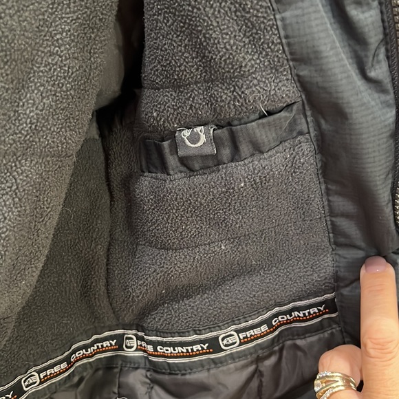 Great Play Jacket{Free Coubtry}Boys Sz XS(5/6) Charcoal Gray/Green Winter Jacket - Picture 9 of 12